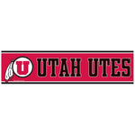 Wholesale-Utah Utes Bumper Strip 3" x 12"