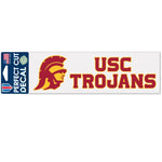 Wholesale-USC Trojans Perfect Cut Decals 3" x 10"