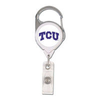 Wholesale-TCU Horned Frogs Retrct 2S Prem Badge Holders