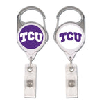 TCU Horned Frogs Retrct 2S Prem Badge Holders
