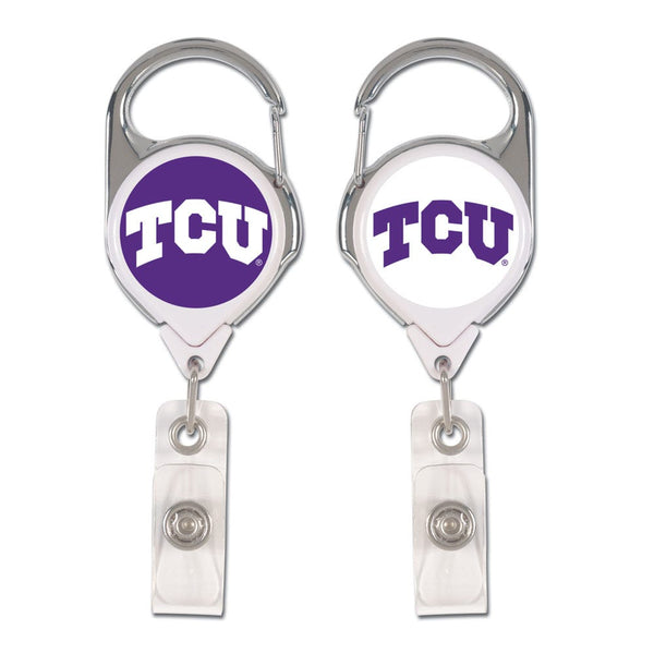 TCU Horned Frogs Retrct 2S Prem Badge Holders
