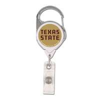 Wholesale-Texas State Bobcats Retrct 2S Prem Badge Holders