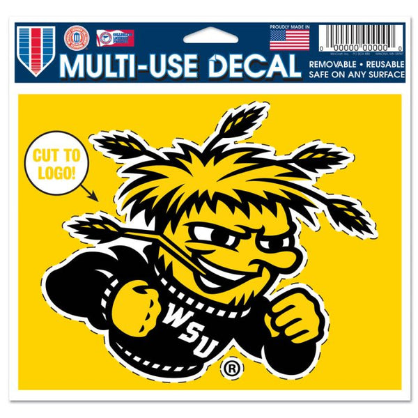 Wholesale-Wichita State Shockers Multi-Use Decal - cut to logo 5" x 6"