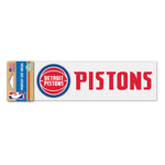 Detroit Pistons Perfect Cut Decals 3" x 10"