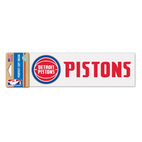 Detroit Pistons Perfect Cut Decals 3" x 10"