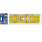 Wholesale-Wichita State Shockers Mascot Perfect Cut Decals 3" x 10"