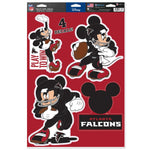 Atlanta Falcons / Disney Multi-Use Decal 11" x 17"