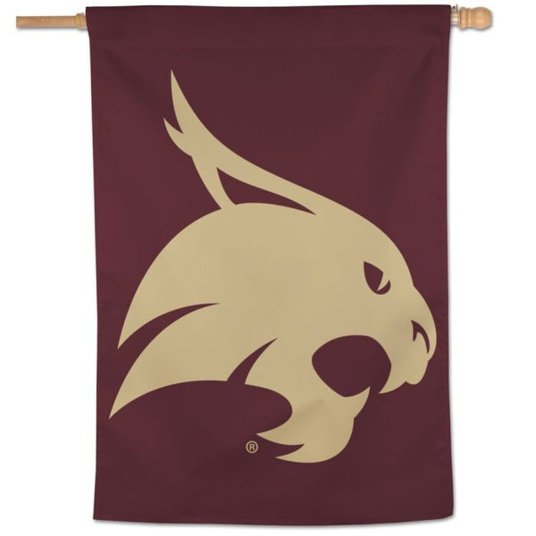 Wholesale-Texas State Bobcats Vertical Flag 28" x 40"