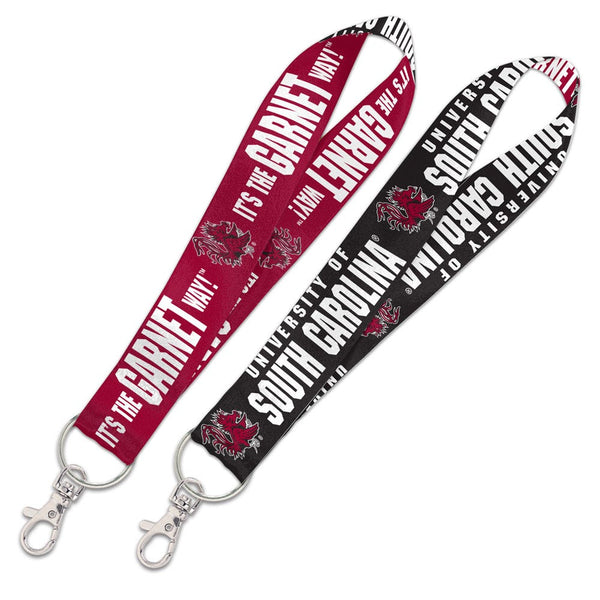 South Carolina Gamecocks Lanyard Key Strap 1"