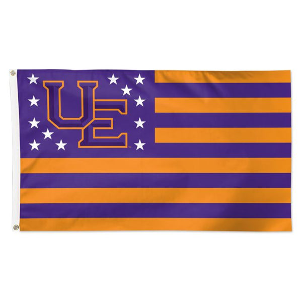 Wholesale-Evansville Purple Aces / Stars and Stripes NCAA AMERICANA STARS&amp;STRIPE Flag - Deluxe 3' X 5'