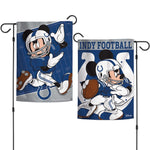 Indianapolis Colts / Disney Mickey Mouse Garden Flags 2 sided 12.5" x 18"