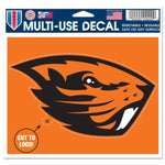 Wholesale-Oregon State Beavers Multi-Use Decal - cut to logo 5" x 6"