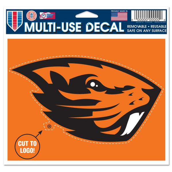 Wholesale-Oregon State Beavers Multi-Use Decal - cut to logo 5" x 6"