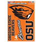 Wholesale-Oregon State Beavers Multi-Use Decal 11" x 17"