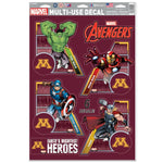 Wholesale-Minnesota Golden Gophers / Marvel (C) 2023 MARVEL Multi-Use Decal 11" x 17"