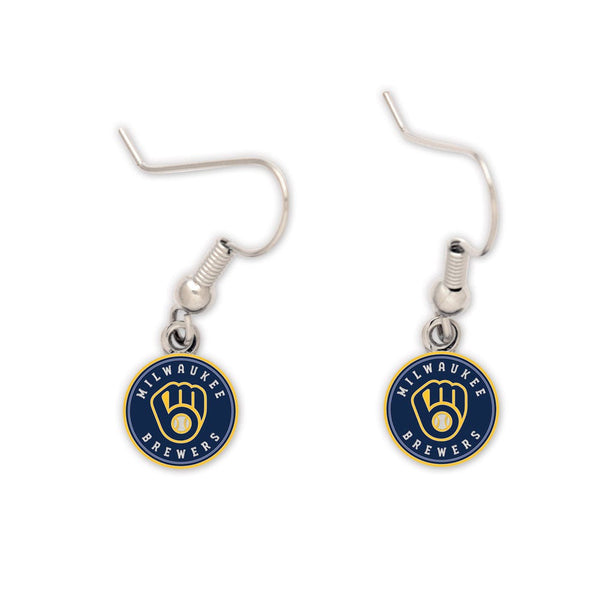 Milwaukee Brewers Earrings Jewelry Card