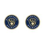 Milwaukee Brewers Earrings Jewelry Card