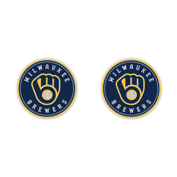 Milwaukee Brewers Earrings Jewelry Card