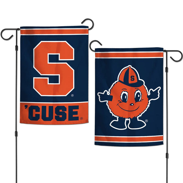 Syracuse Orange Garden Flags 2 sided 12.5" x 18"