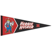 Wholesale-Nebraska Cornhuskers Nebraska Mascot Premium Pennant 12" x 30"