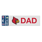 Wholesale-Louisville Cardinals Louisville Dad Perfect Cut Decals 3" x 10"