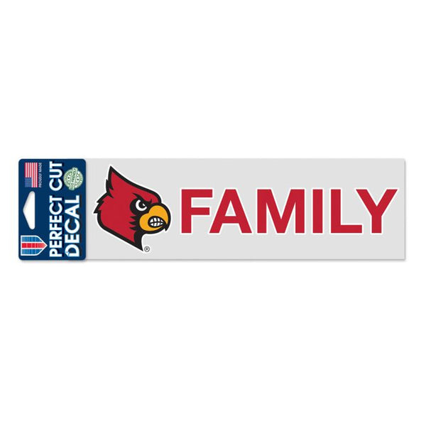 Wholesale-Louisville Cardinals Louisville Family Perfect Cut Decals 3" x 10"