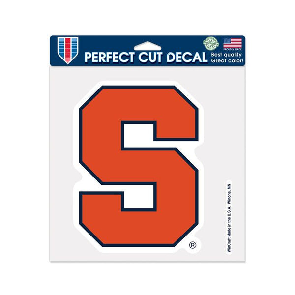 Wholesale-Syracuse Orange Perfect Cut Color Decal 8" x 8"