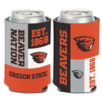 Oregon State Beavers COLOR BLOCK Can Cooler 12 oz.