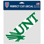 North Texas Mean Green Perfect Cut Color Decal 8" x 8"