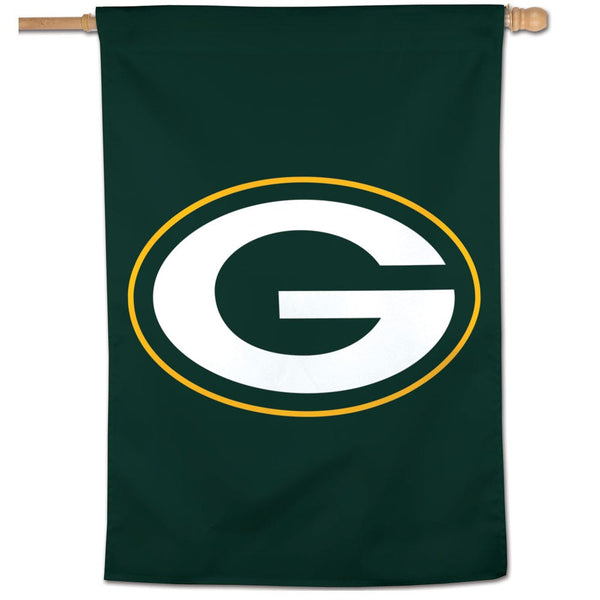 Green Bay Packers Logo Vertical Flag 28" x 40"