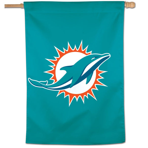 Miami Dolphins Logo Vertical Flag 28" x 40"