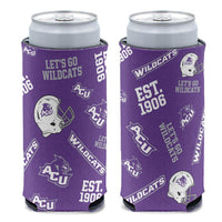 Wholesale-Abilene Christian Wildcats 12 oz Slim Can Cooler