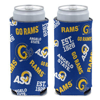 Wholesale-Angelo State Rams 12 oz Slim Can Cooler