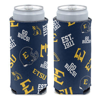 East Tennessee State Buccaneers 12 oz Slim Can Cooler