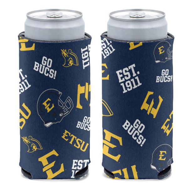 Wholesale-East Tennessee State Buccaneers 12 oz Slim Can Cooler