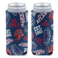 Florida Atlantic Owls 12 oz Slim Can Cooler