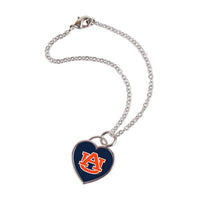 Wholesale-Auburn Tigers Bracelet w/3D Heart