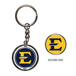 Wholesale-East Tennessee State Buccaneers Spinner Key Ring