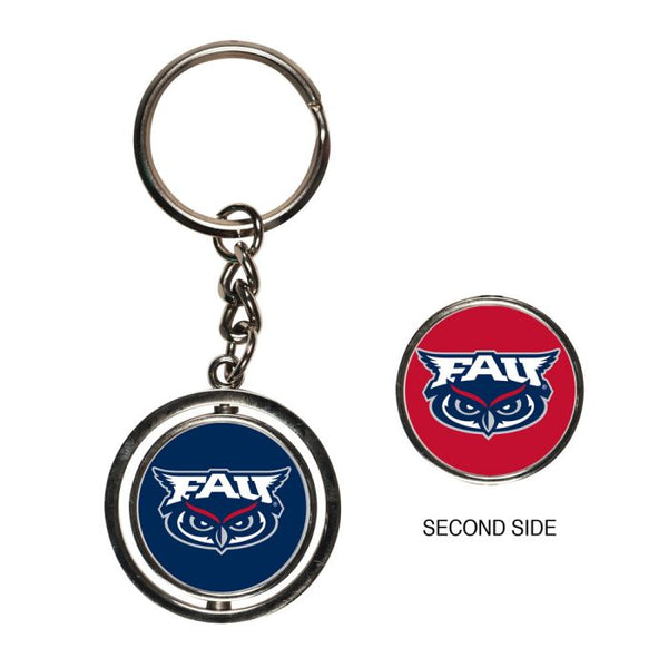 Wholesale-Florida Atlantic Owls Spinner Key Ring