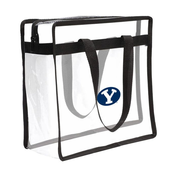 Wholesale-Brigham Young Cougars Clear Tote Bag