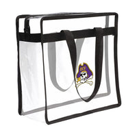 Wholesale-East Carolina Pirates Clear Tote Bag