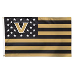Vanderbilt Commodores Stars and Stripes Flag - Deluxe 3' X 5'