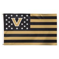Vanderbilt Commodores Stars and Stripes Flag - Deluxe 3' X 5'
