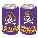 East Carolina Pirates SLOGAN Can Cooler 12 oz.