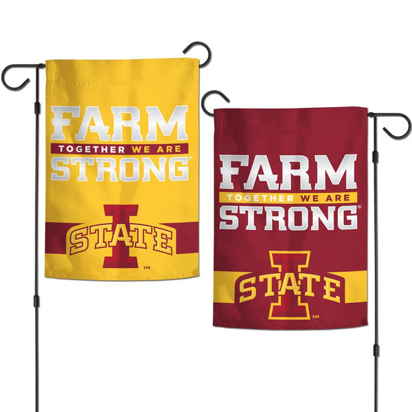 Iowa State Cyclones Iowa State Farm Strong Garden Flags 2 sided 12.5" x 18"