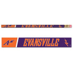 Wholesale-Evansville Purple Aces Pencil 6-pack