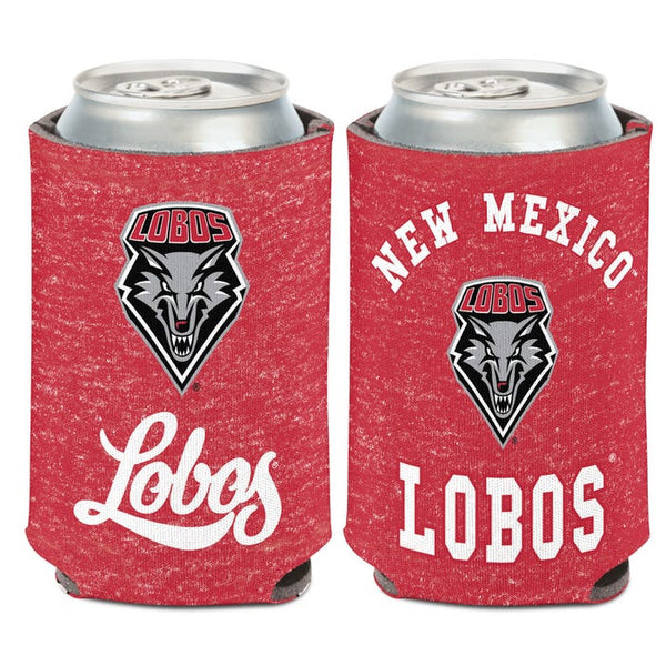 New Mexico Lobos TEAM COLORED HEATHER Can Cooler 12 oz.