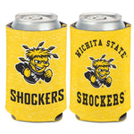 Wholesale-Wichita State Shockers TEAM COLORED HEATHER Can Cooler 12 oz.