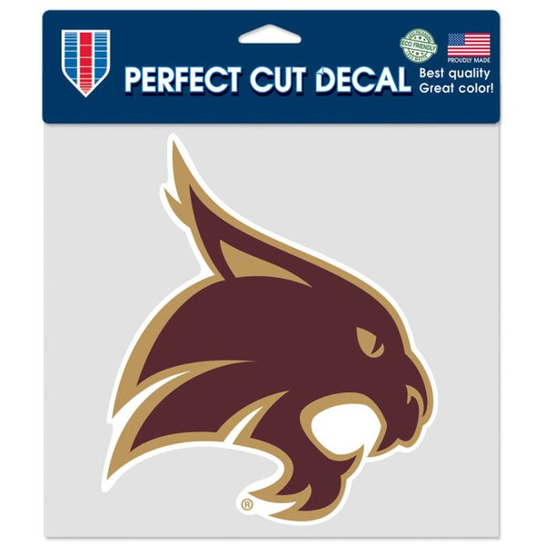 Wholesale-Texas State Bobcats Perfect Cut Color Decal 8" x 8"