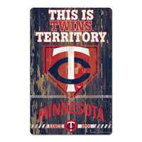 Minnesota Twins Wood Sign 11" x 17" 1/4" thick